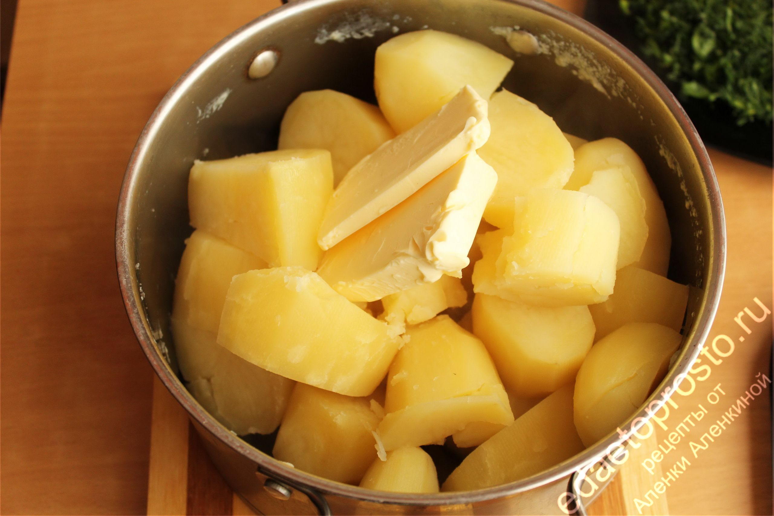 фото процесса приготовления картофельного пюре