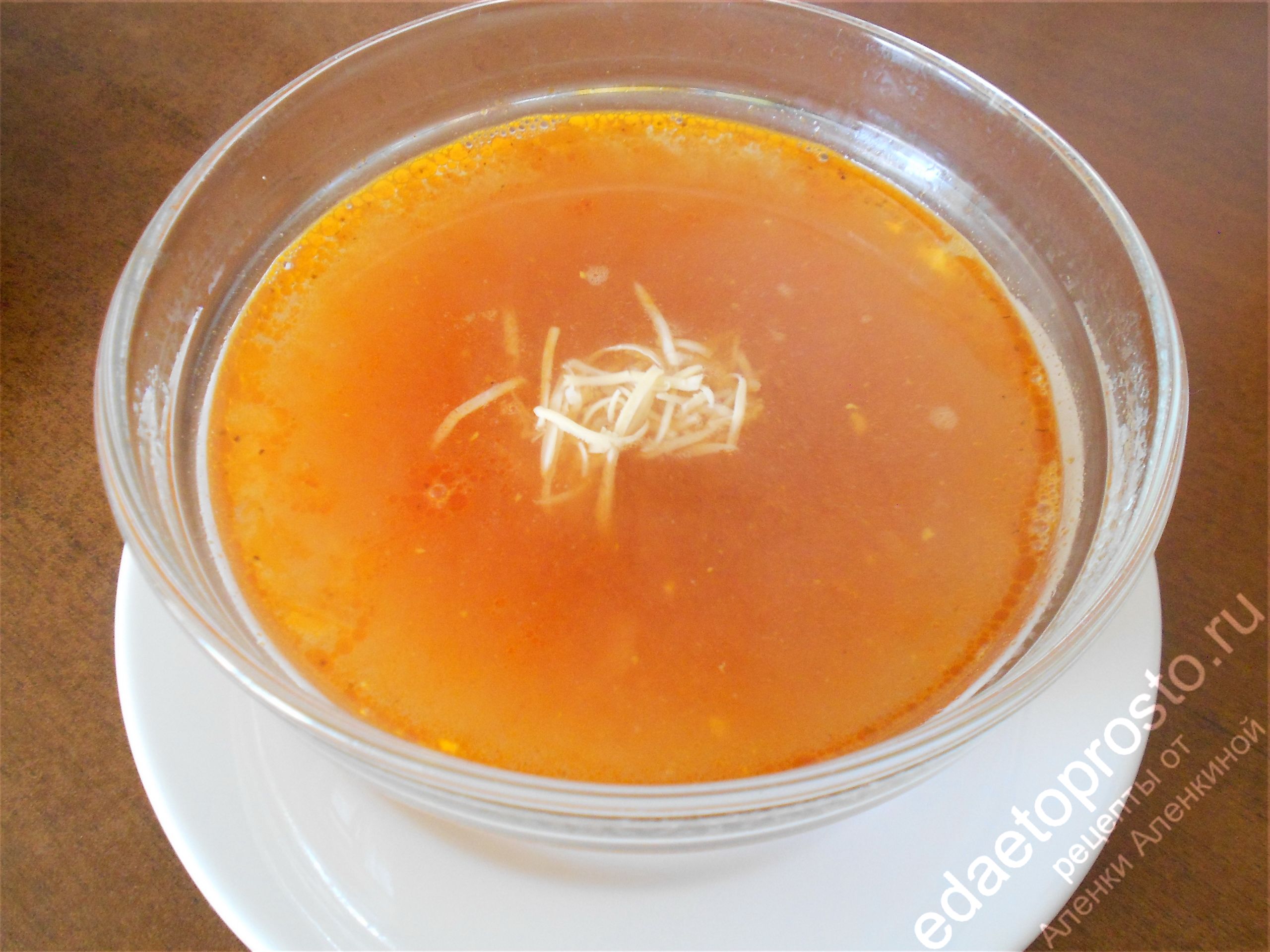 красивое фото простого томатного супа
