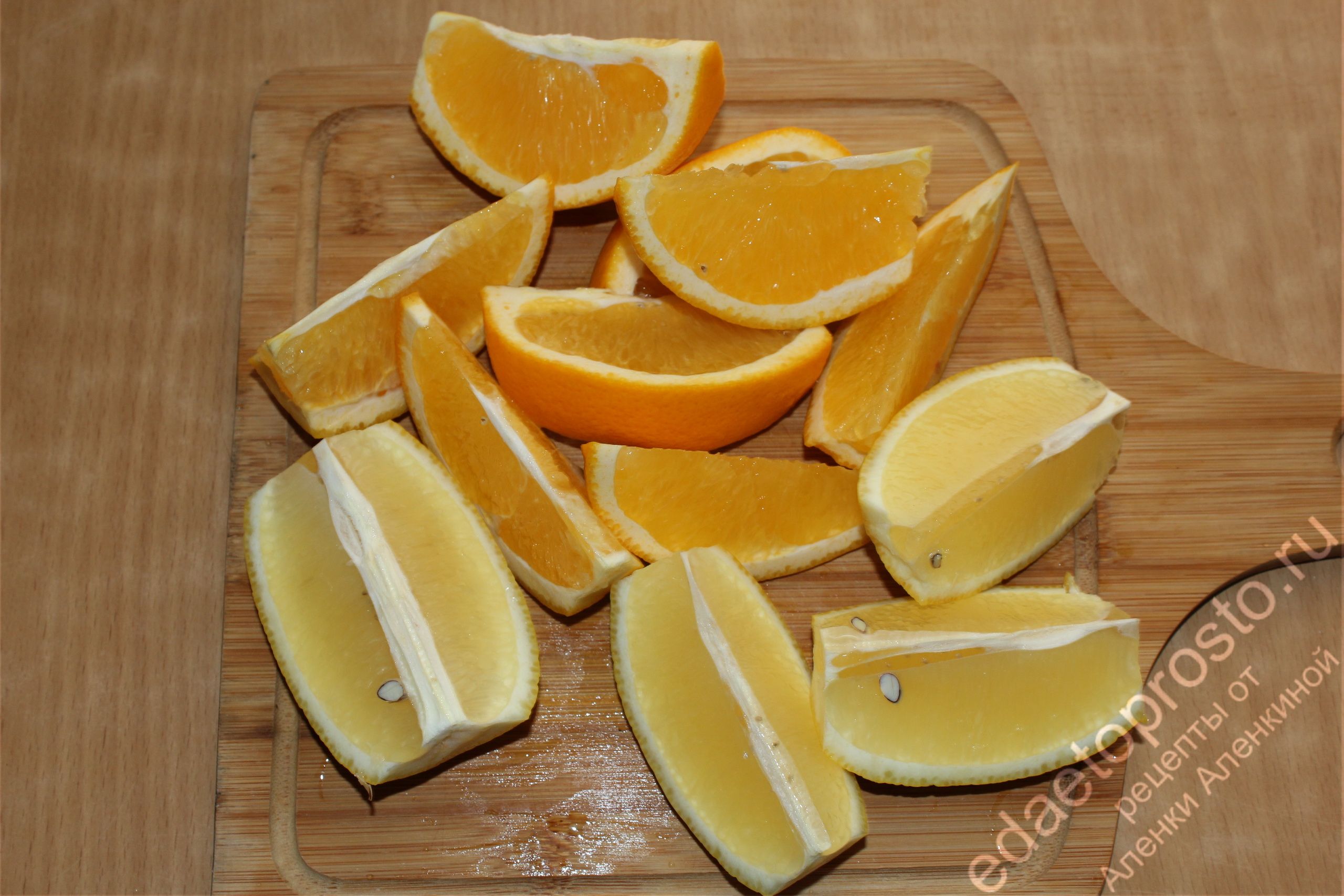 фото дольки апельсина и лимона