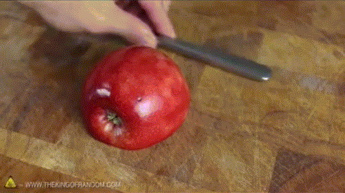гиф пошаговый рецепт изготовления украшения для торта из яблока