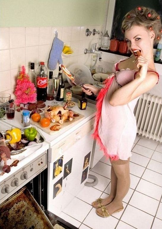 хозяйка на кухне фото 18