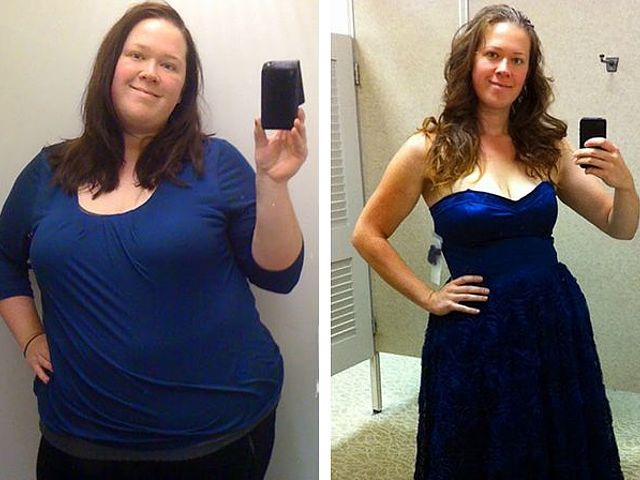 селфи до и после женщины похудевшей на жесткой рисовой диете
