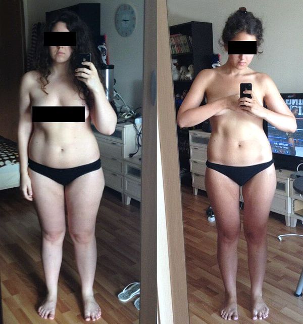 фото женщины до и после диеты по Знакам Зодиака