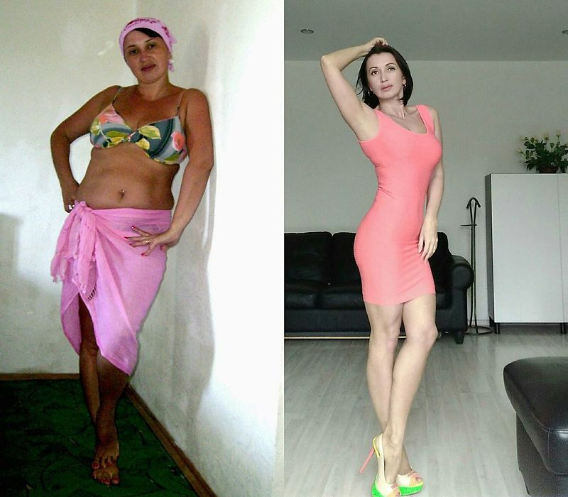 фото к отзыву о Кремлевской диете для похудения до и после