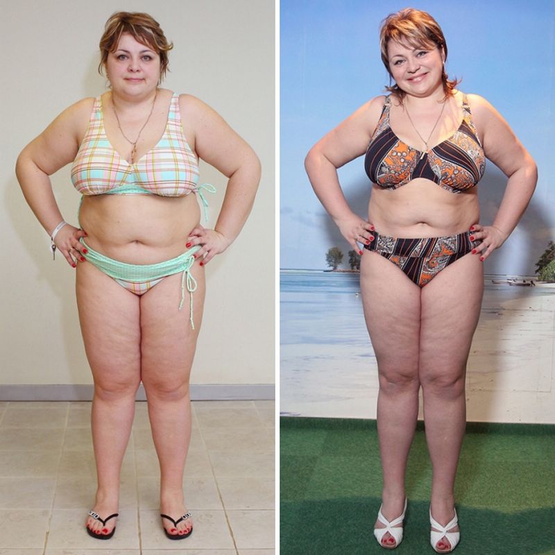 фото к отзыву о диете Кима Протасова для похудения до и после