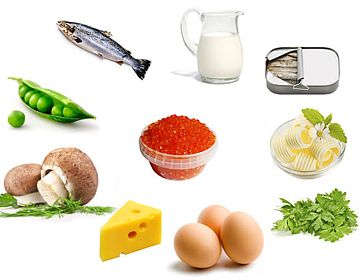 продукты с высоким содержанием витамина D