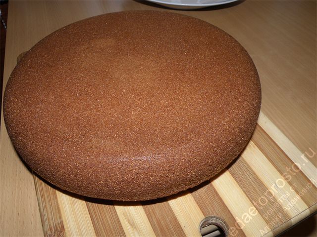 готовый пирог манник после духовки