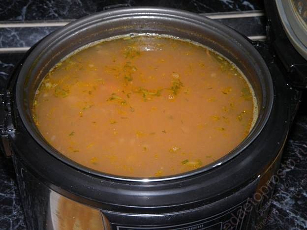 мультиварка скоро позовет кушать готовый фасолевый суп