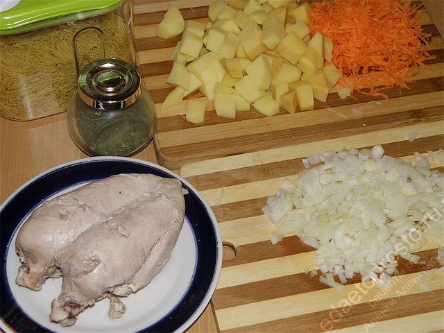 фото продуктов для куриного супа