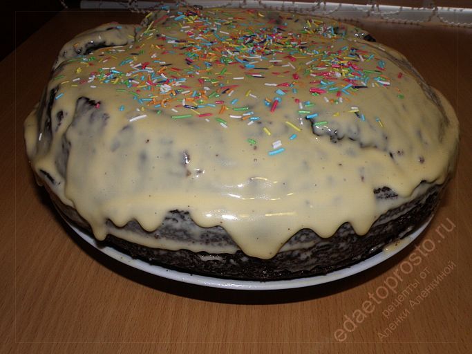 торт Шоколад на кипятке фото