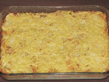 фото вкусной картофельной запеканки с фаршем на тарелке