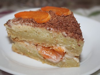 фото вкусного торта из кабачков на блюдце