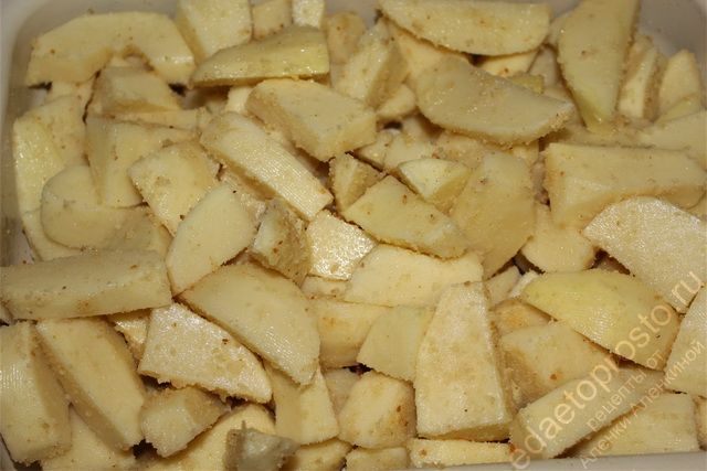 картошка в панировке