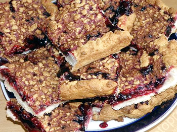 заставка к рецепту штрейзеля - фото из рецепта песочного печенья с вареньем