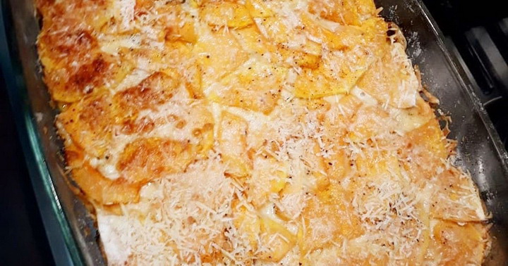 фото блюда Запеканка тыквенная с сыром 
