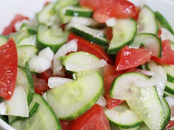 фото к рецептам салатов с томатами