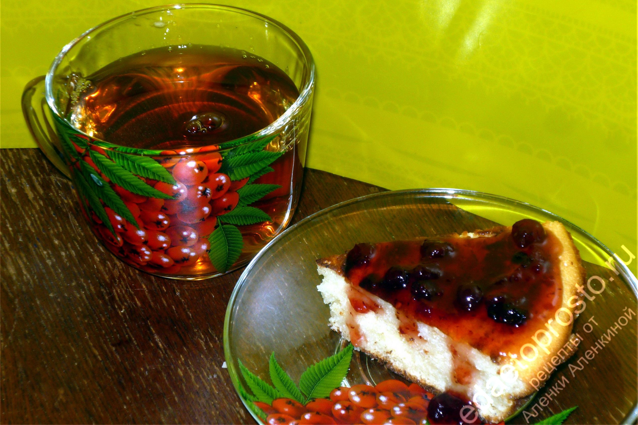 фото пирога с творогом и вареньем к чаю