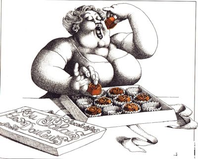 анекдот - шоколадная диета для увеличения груди