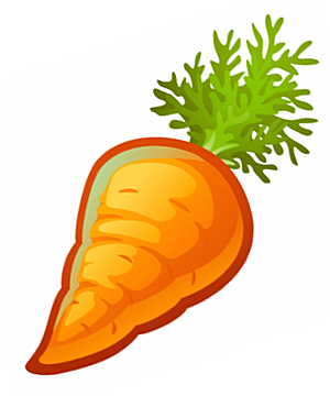 фото к морковной диете, рисунок морковки