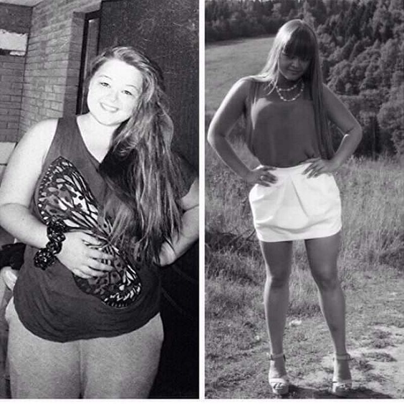 фото к отзыву о диете Дюкана для похудения до и после