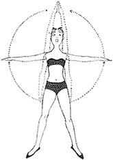 рисунок упражнения из комплекса дыхательной гимнастики