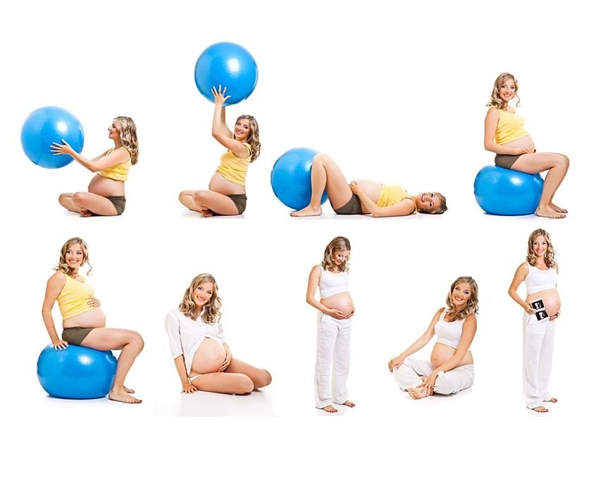 Гимнастика для беременных 3 триместр