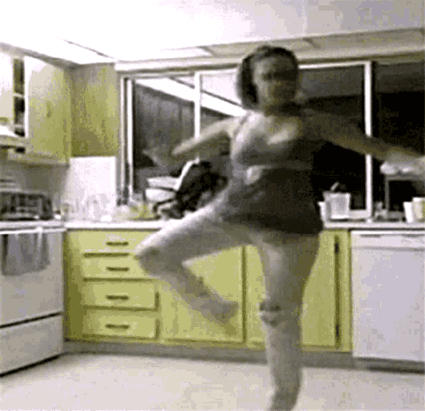 ритмическая гимнастика на кухне