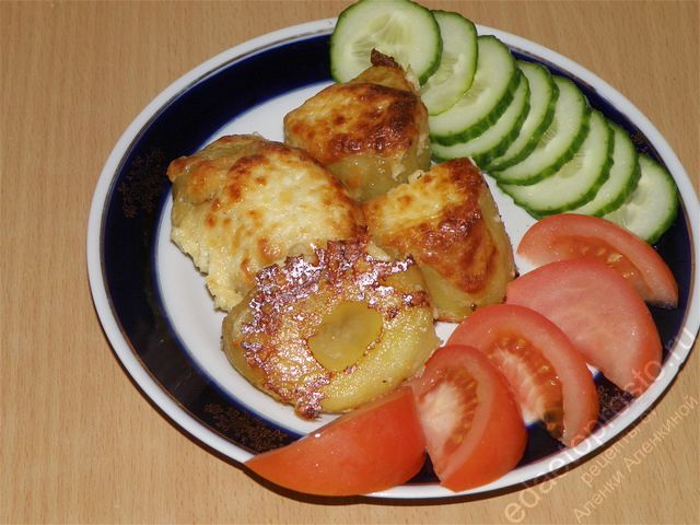 картофель в духовке фото