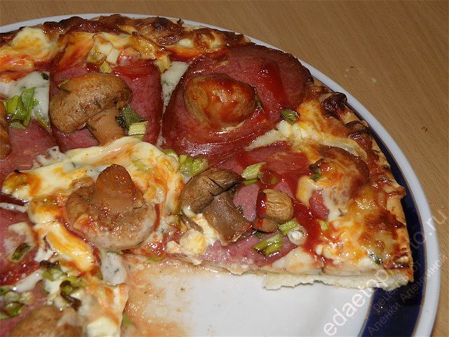 домашняя пицца фото