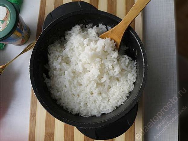 сваренный рис