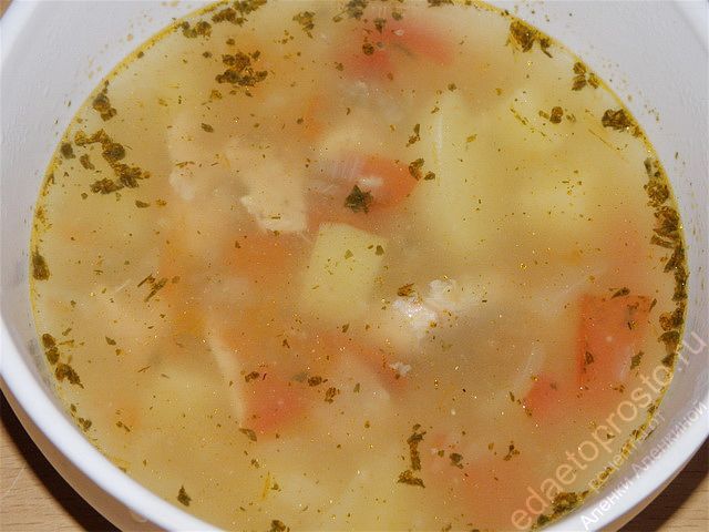 рыбный суп из консервов фото