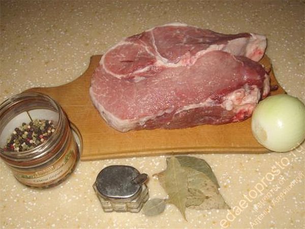 фото ингредиентов для тушеного мяса