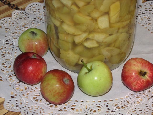 Варенье из яблок пятиминутка фото