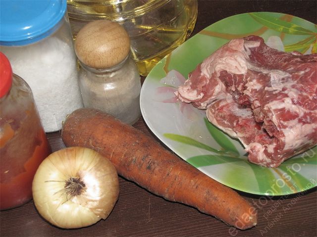 фото ингредиентов для приготовления свиных ребрышек