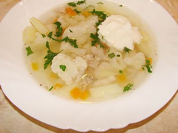 рецепт Суп из цветной капусты