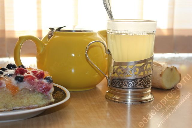 имбирный чай фото