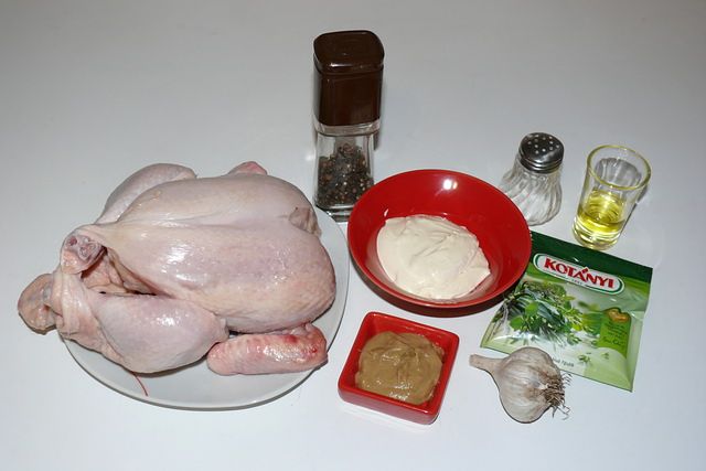 фото ингредиентов для курицы-гриль в домашних условиях
