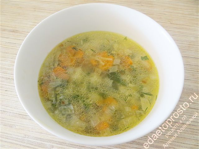 суп с вермишелью фото