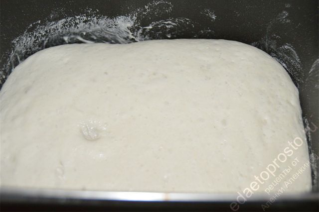 готовое дрожжевое тесто на курник в хлебопечке