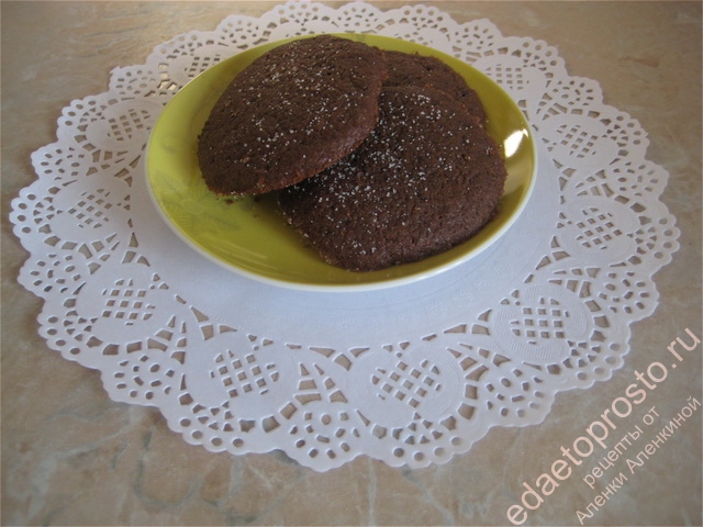 шоколадное печенье фото