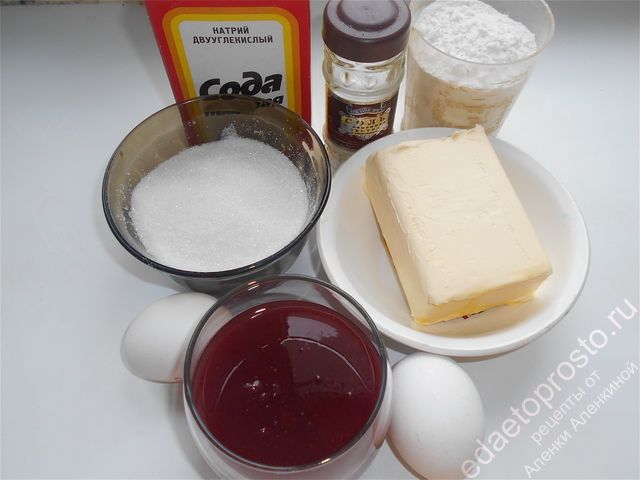фото ингредиентов для тертого пирога