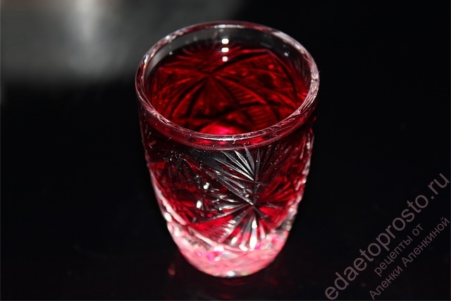 ликер из черноплодной рябины, фото сладкой настойки из черноплодной рябины на водке