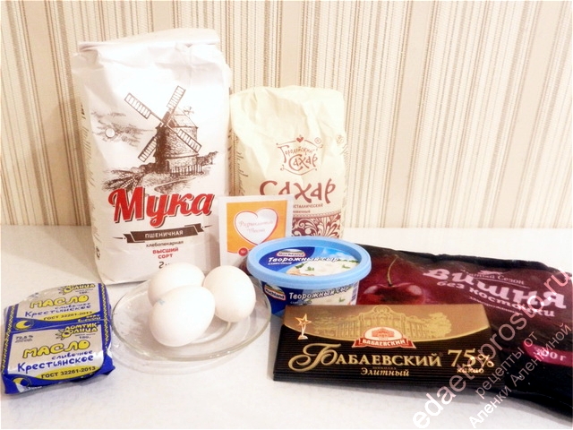 фото исходных продуктов для приготовления шоколадных капкейков