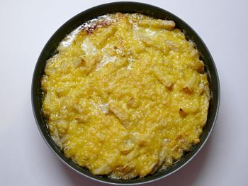 фото вкусного картофеля в сметане с сыром запеченного в духовке