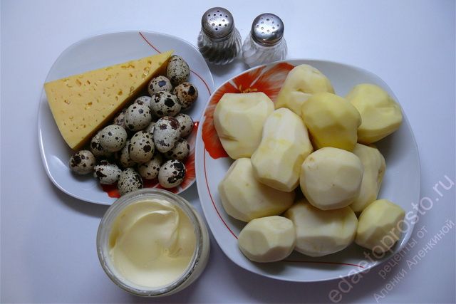 фото продуктов для запекания картофеля в сметане