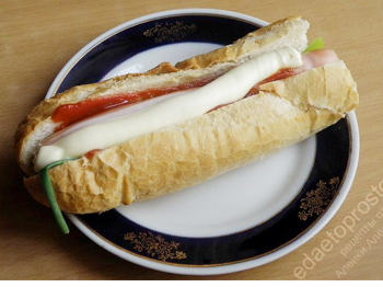 фото заставка к рецепту бутербродов с сосисками, фото из рецепта хот-догов